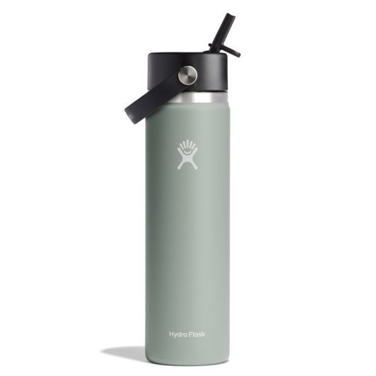 24 oz Wide Mouth with Flex Straw Cap | Hydro Flask