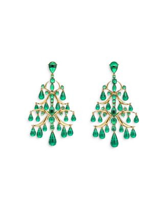 18K Yellow Gold Vermeil Supernova Simulated Stone Ivy Chandelier Drop Earrings | Bloomingdale's (US)