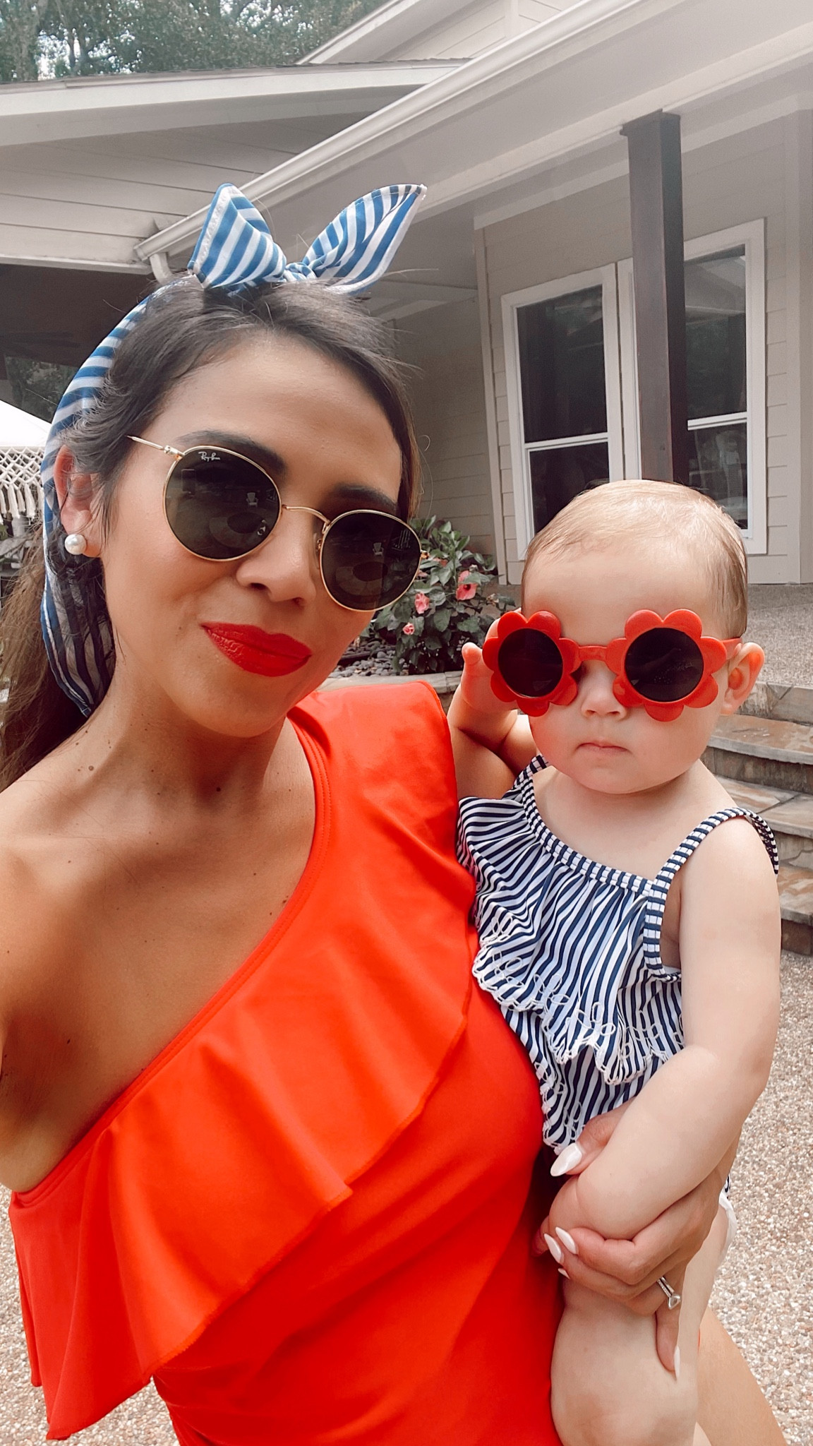 Fourth of July 
Fourth of July swimsuit
Baby girl swimsuit 
Baby sunglasses 
Hair scarf 
Summer Amazon finds 


#LTKstyletip #LTKunder50 #LTKbaby
