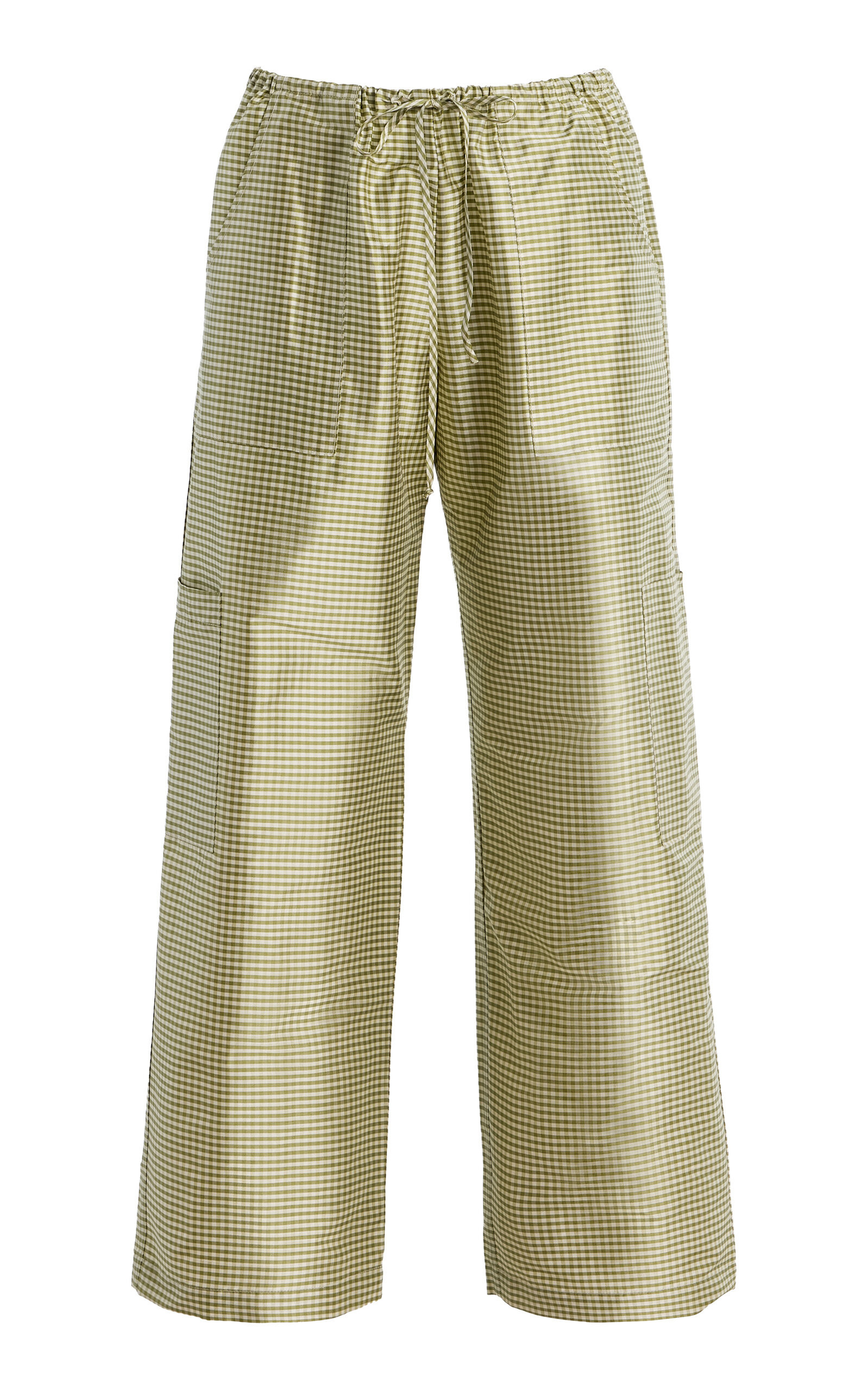 DONNI. The Gingham Silk Taffeta Cargo Pants - Moda Operandi | Moda Operandi (Global)