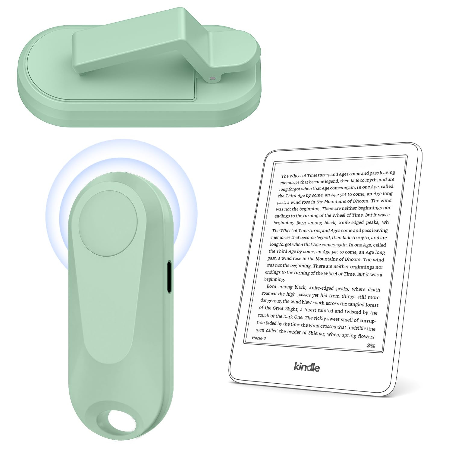 [Case-Friendly] Page Turner for Kindle Paperwhite Oasis Kobo eReaders, Camera Camcorder Remote Co... | Amazon (US)