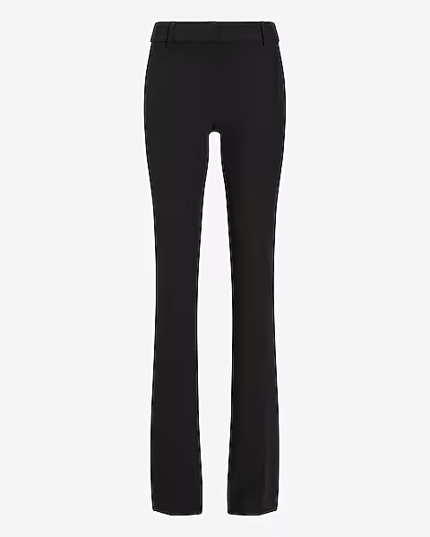 Mid Rise Supersoft Twill Bootcut Columnist Pant | Express