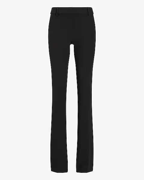 Mid Rise Supersoft Twill Bootcut Columnist Pant | Express