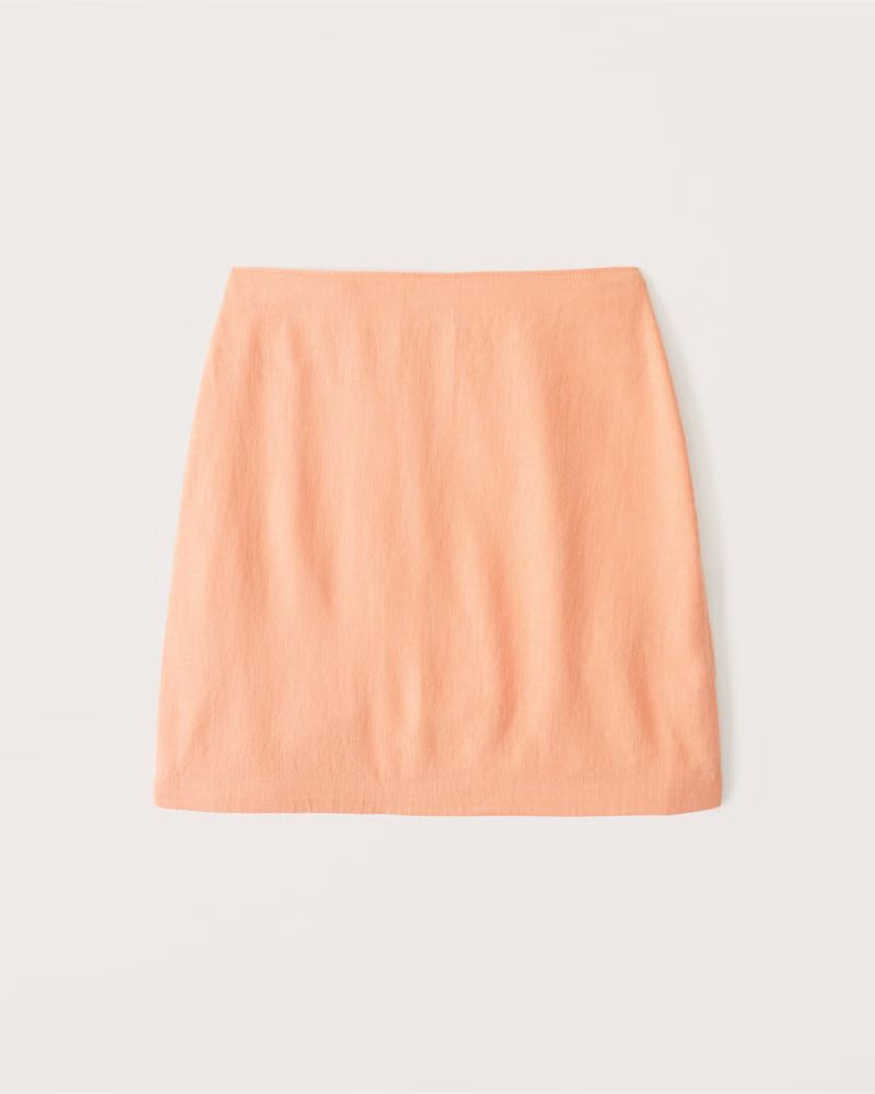 Women's Linen-Blend A-Line Mini Skirt | Women's Matching Sets | Abercrombie.com | Abercrombie & Fitch (US)