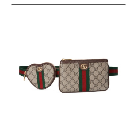 Gucci Beige Monogram Belt Bag Duo | Poshmark