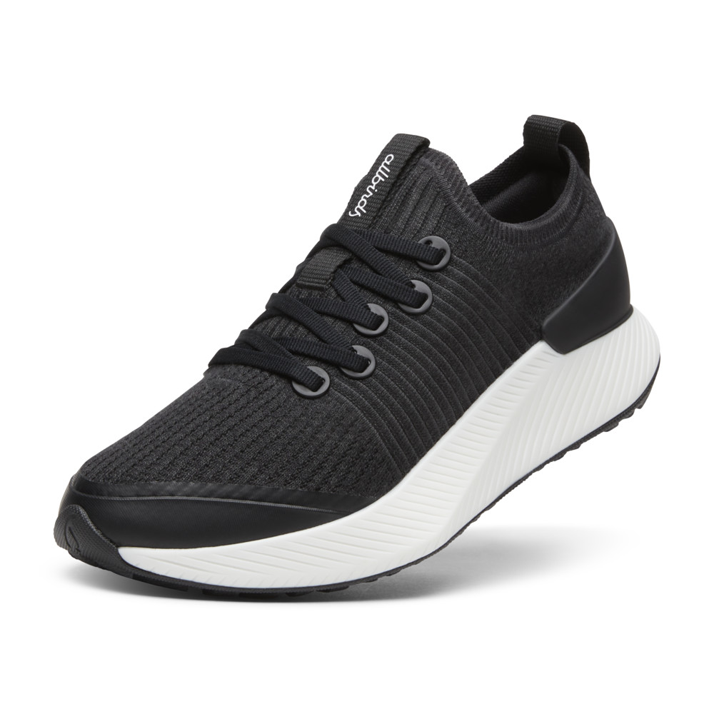 Allbirds Women's Tree Gliders, Lightweight Walking Sneakers, Black, Size 8.5 | Allbirds