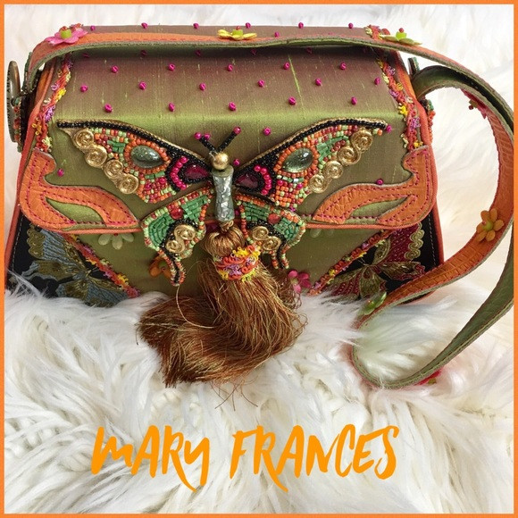 Mary Frances Vintage Beaded Butterfly Bag NWOT | Poshmark