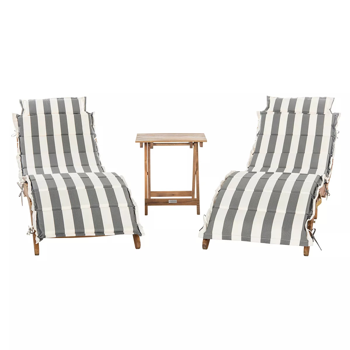 Safavieh Pacifica Patio Lounge Chair & End Table 3-piece Set | Kohl's