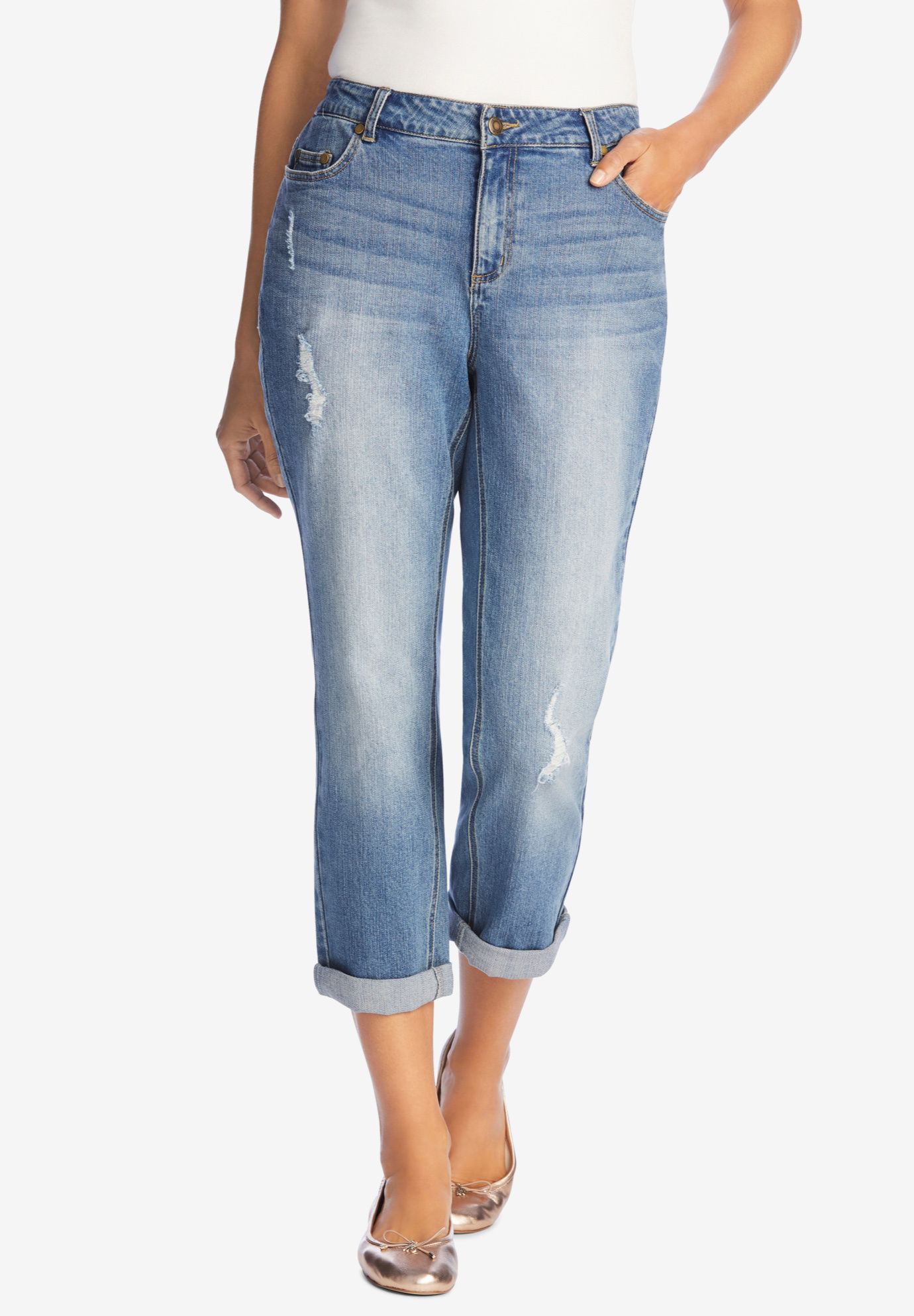 Girlfriend Stretch Jean | Woman Within