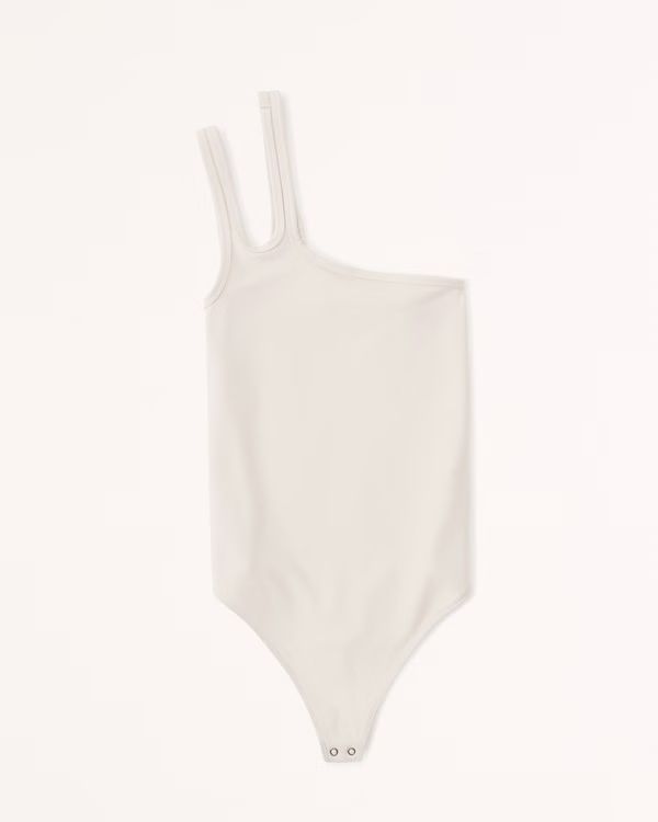 Women's Seamless Fabric Asymmetrical Bodysuit | Women's Tops | Abercrombie.com | Abercrombie & Fitch (US)