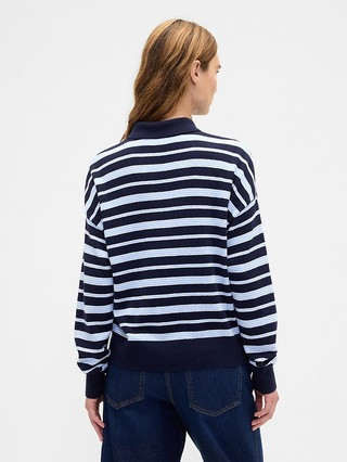 CashSoft Relaxed Sweater Polo Shirt | Gap Factory