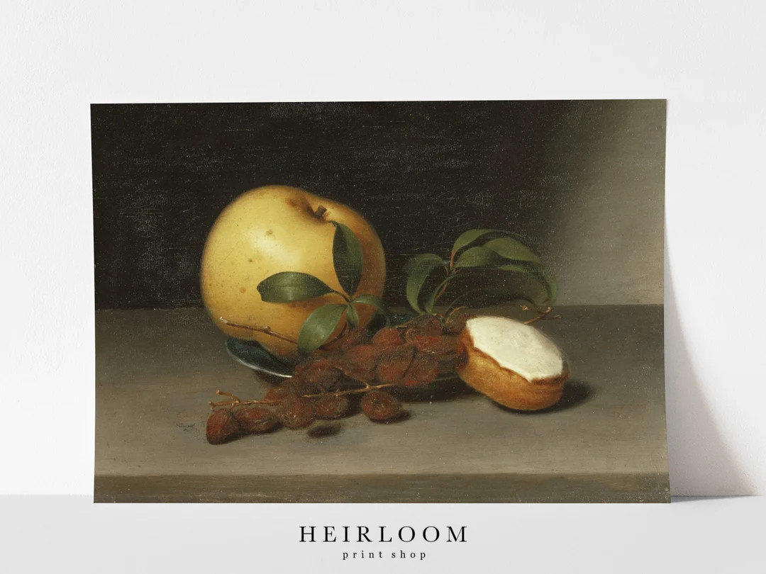Still Life Painting  Fruit Painting  Vintage Food Painting  - Etsy | Etsy (US)