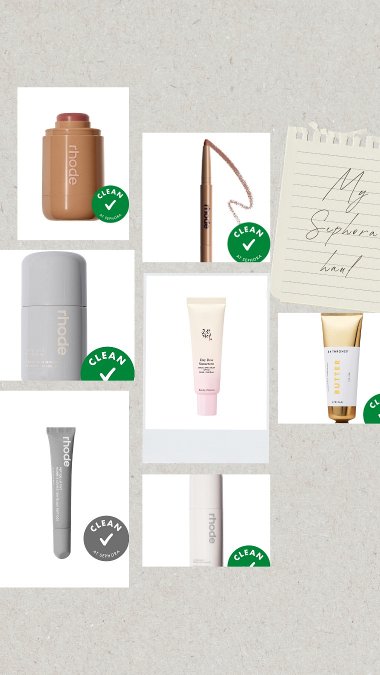 As I said before , I am a sephora girlie . Therefore I could not miss my chances in this sale . 
I’ve been wanting to try Rhode products for a long time, and I must say, I completely understand the hype. They’re simply amazing!

Here’s a list of the products I bought:

1. Mini Glazing Milk Ceramide Facial Essence
2. Rhode Pocket Blush in two colors: Sleepy Girl and Tan Line
3. Rhode Peptide Lip Tint in two colors: Toast and Espresso
4. Rhode Peptide Lip Shape in the color Stretch
5. Rhode Glazing Mist Hydrating Face Spray
6. Beauty of Joseon Sunscreen

And since my birthday is coming up, I’m requesting my gift : 

7. Dream Lip Kit by Makeup by Mario
8. A Beauty Butter Intensive Dry Skin Treatment (which I don’t have)
9. Juliette Has a Gun Mini Perfume Travel Set
10. Valentino Mini Perfume
11. Essential Pouch 



#LTKSaleAlert #LTKFindsUnder100 #LTKBeauty