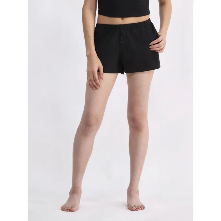 No Boundaries Jersey Sleep Shorts, Women’s | Walmart (US)