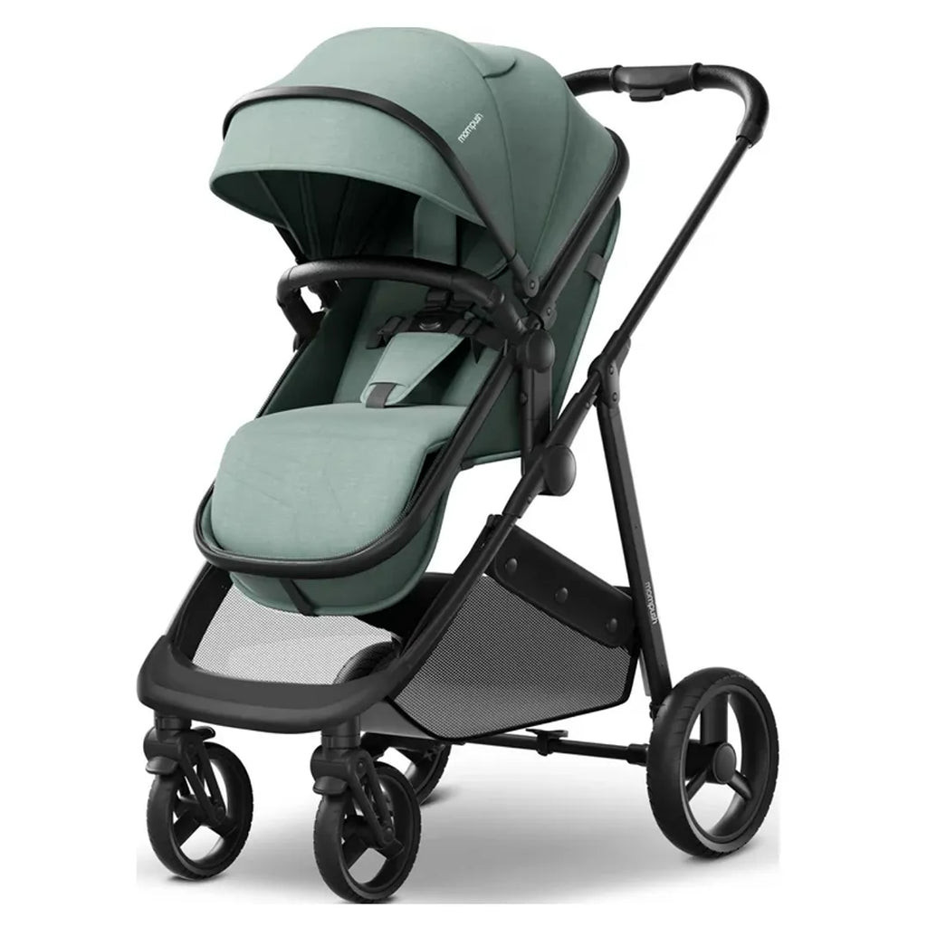 Mompush (Floor Model) Wiz 2-in-1 Convertible Baby Stroller With Bassinet Mode - Sage | REBEL (formerly Rebelstork)