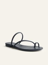 Ludo Toe Ring Strappy Flat Sandal | Reformation (US & AU)