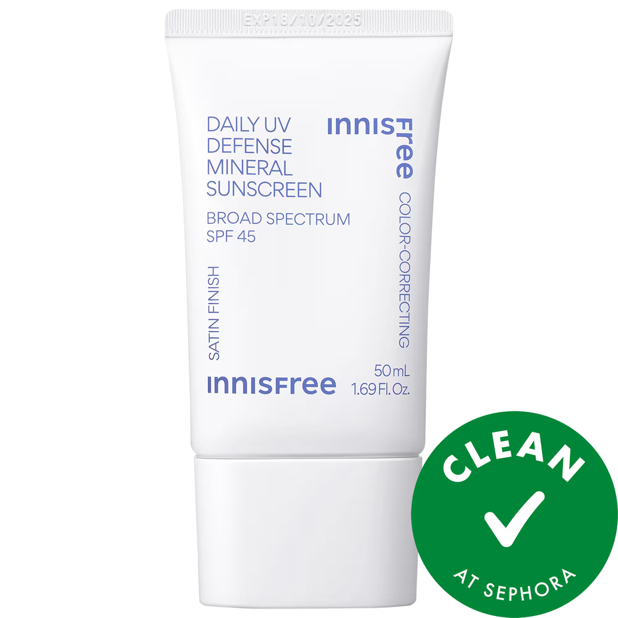 innisfree Daily UV Defense Mineral Sunscreen Broad Spectrum SPF 45 1.69 oz | Sephora (US)