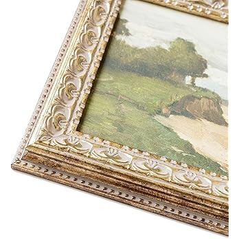 Petal Lane Beach Wall Art - Framed Antique Decor - Make Your Own Gallery Wall Frame Set - Dark Ac... | Amazon (US)