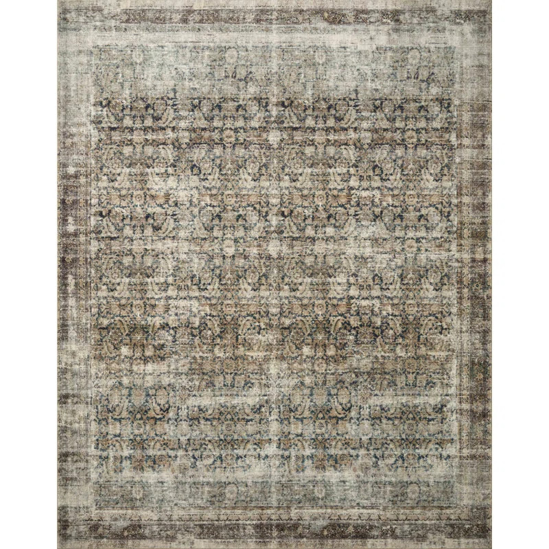 Amber Lewis x Loloi Morgan Navy / Sand Area Rug | Wayfair North America