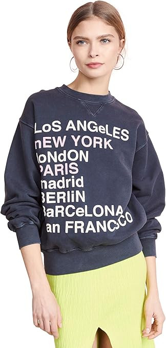 ANINE BING Women's City Love Sweatshirt | Amazon (US)