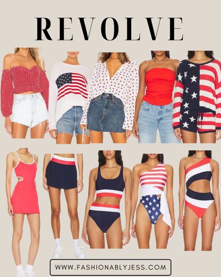 Loving these patriotic Revolve picks! Perfect if you’re looking for some cute and festive style picks for this summer! 
#summeroutfit #swim #swimwear #revolve 

#LTKstyletip #LTKFind #LTKswim