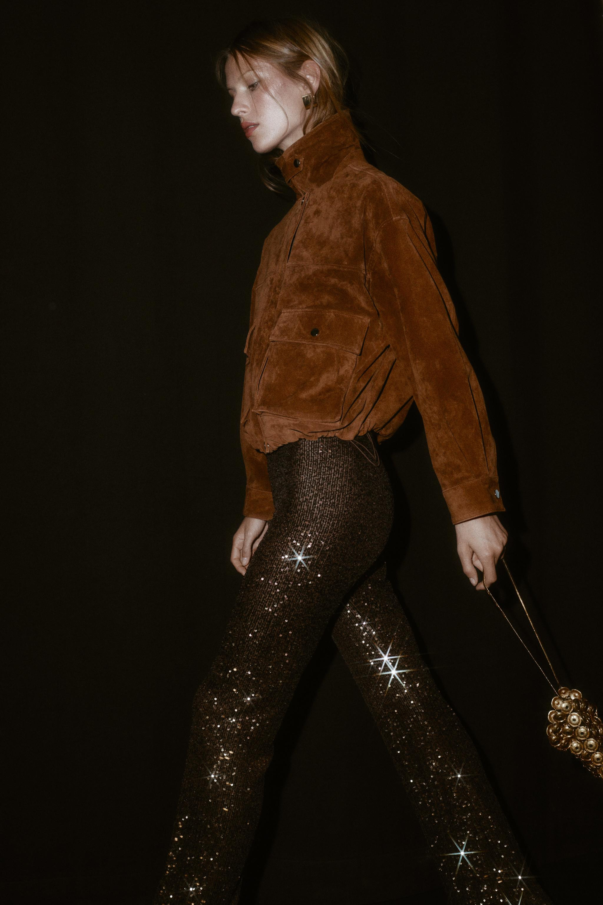 100% LEATHER BOMBER JACKET | Zara UK