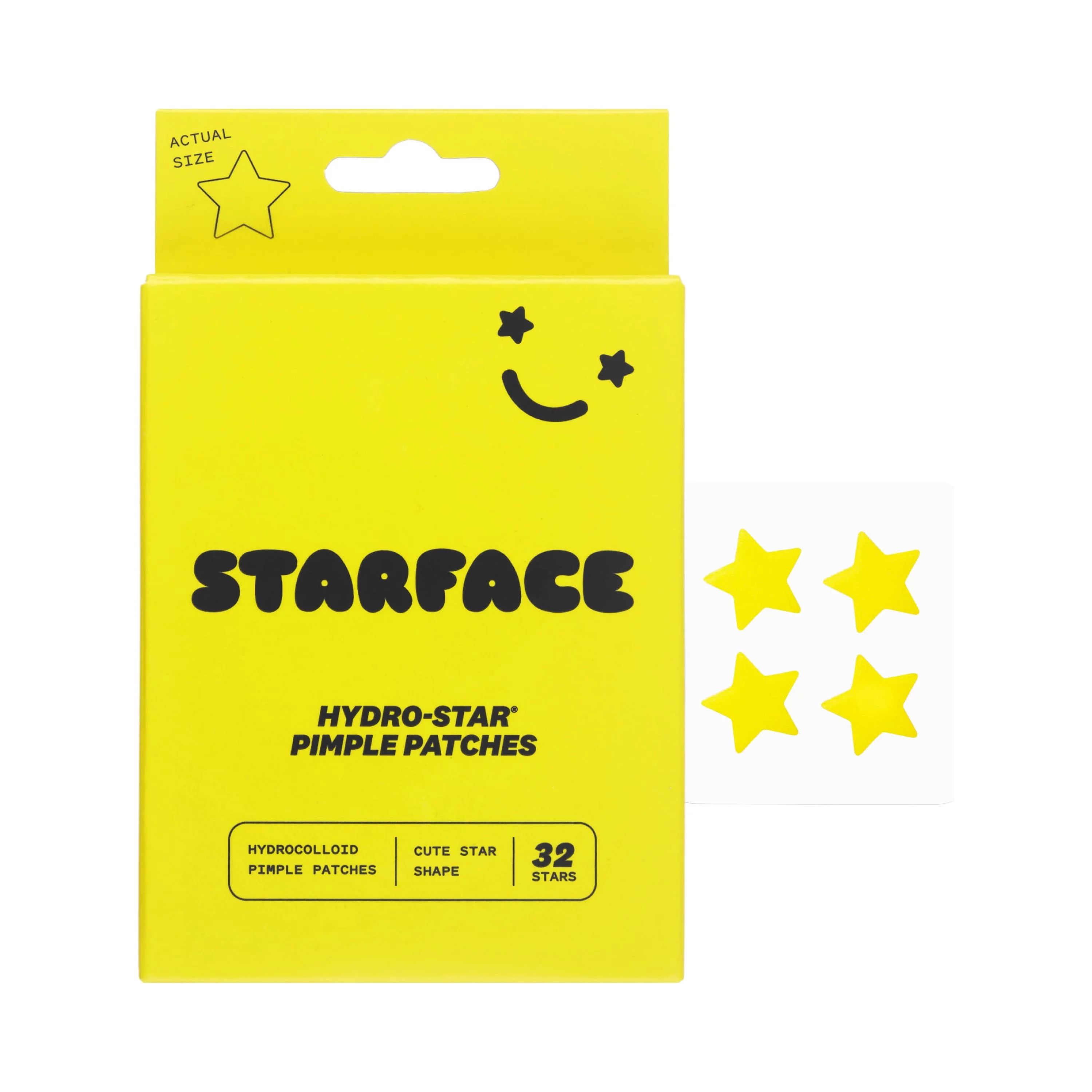 Starface Yellow Hydro-Star Pimple Patches 32 Count for All Skin Types | Walmart (US)