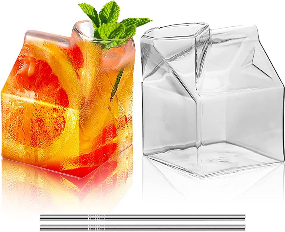 SuproBarware Cocktail Glasses 12oz 360ml Set of 2 Lead-Free Martini Glasses Whiskey Glasses Creat... | Amazon (US)