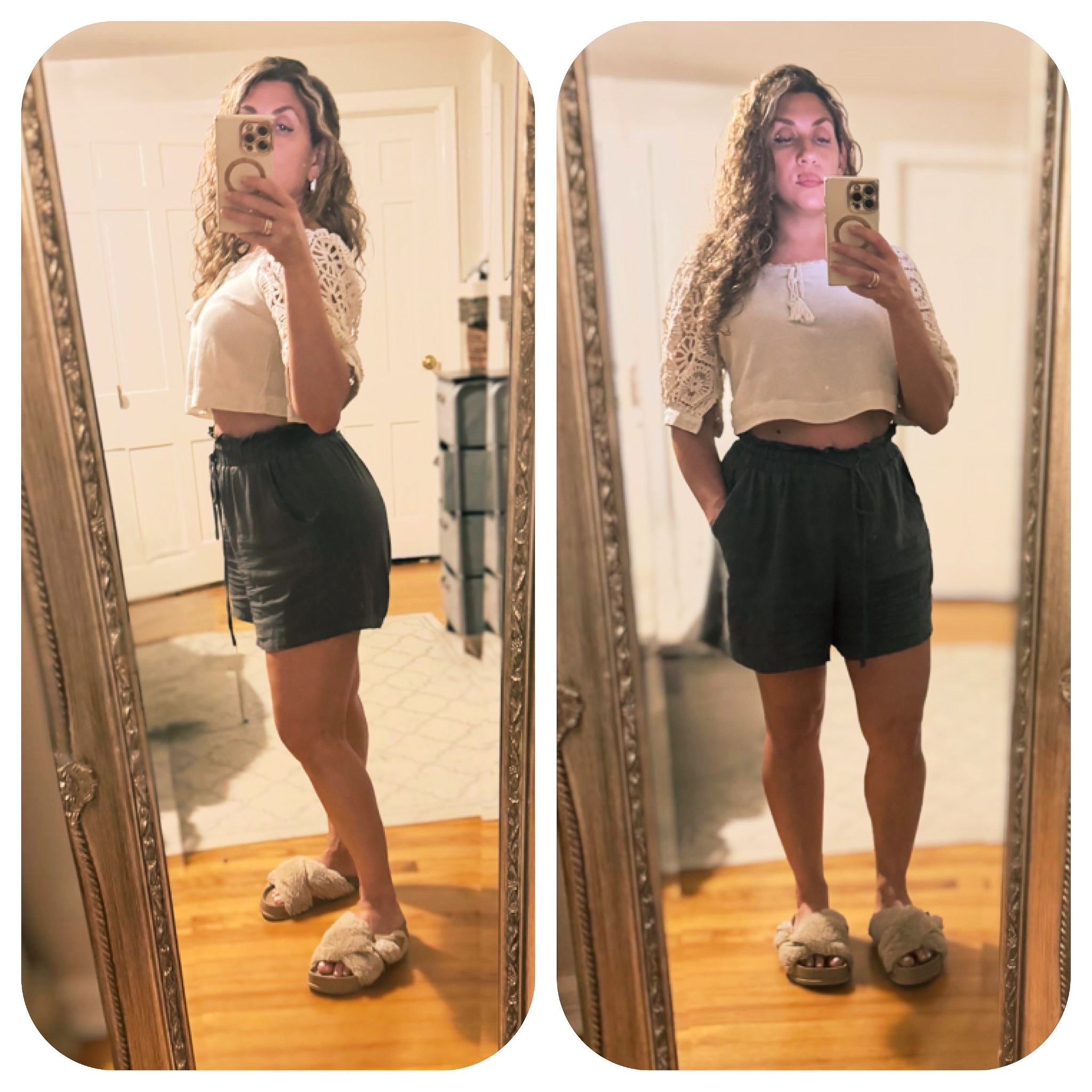 Linen blend shorts- a worthwhile Amazon find! These come in a variety of colors and feature a high-waisted, adjustable elastic waistband with drawstring. I’m wearing a small, and they do run a little larger (esp longer) than a true small. This classic short is from last season, but will never go out of style. A big bargain win!#summer #linen #summerstyles #amazonfinds #shorts

#LTKSummerEdit #LTKFindsUnder50 #LTKTravel