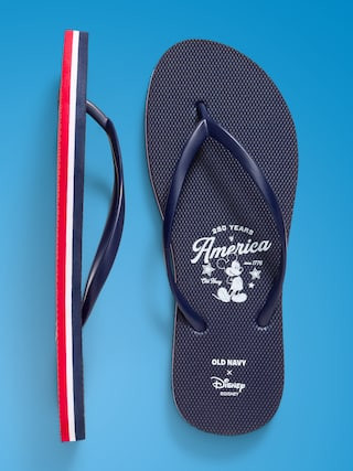 Old Navy x Disney Mickey Mouse Flip-Flop Sandals for Women (Partially Plant-Based) | Old Navy (US)