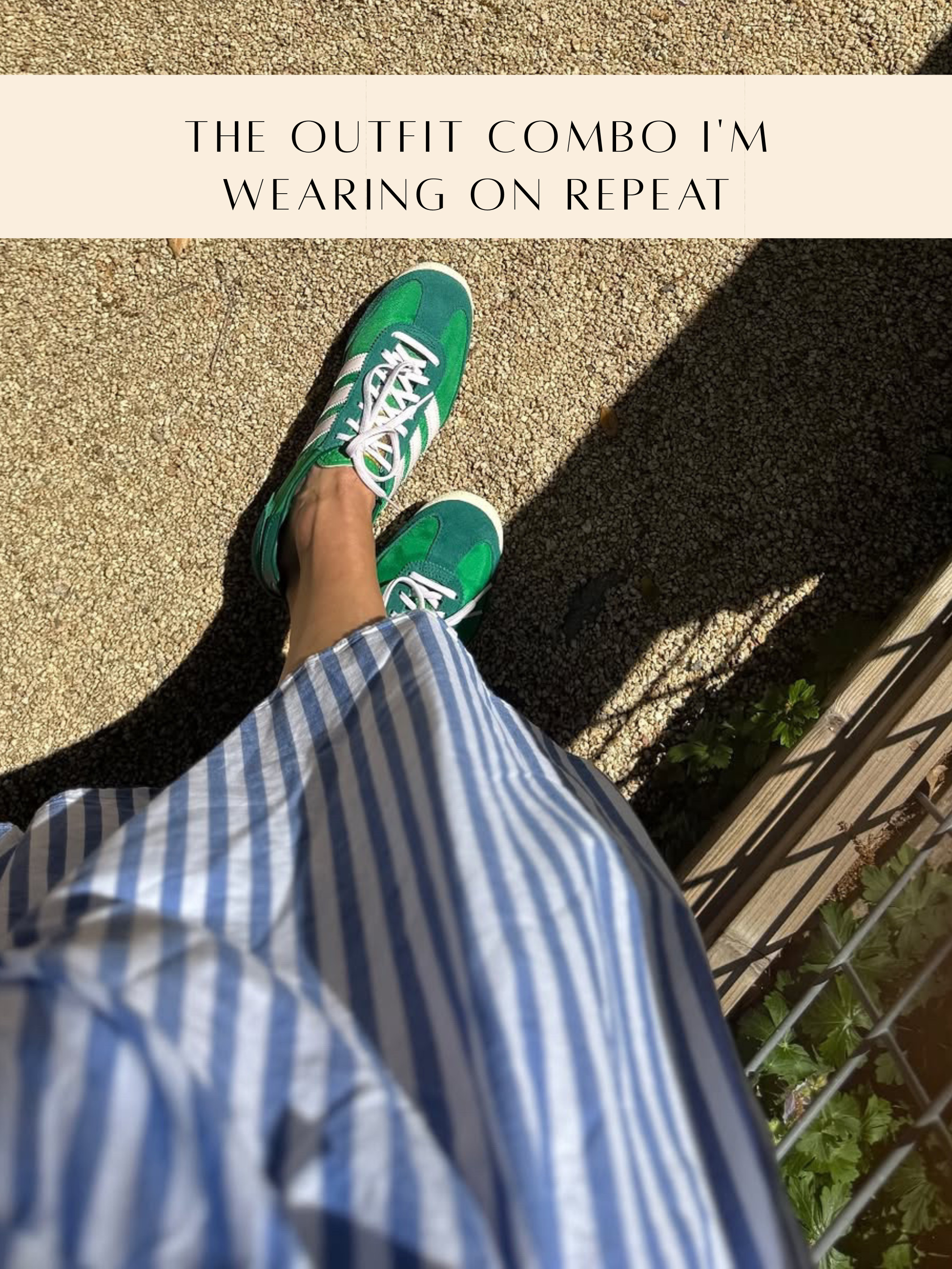 Trying to add a little more color to my wardrobe this season 🌿💙

I've been loving the combination of a classic striped skirt with bright sneakers—it feels polished enough for lunch or wine tasting, but comfortable enough for everyday wear. Sharing all the pieces that helped me create this look, from the skirt and sneakers to the accessories.

Shop the full outfit through my links ✨

#LTKStyle #SpringStyle #MidiSkirt #SneakerStyle #EverydayOutfit #CasualChic #ColorfulStyle #LTKFashion #SpringOutfits #StyleInspiration 

 