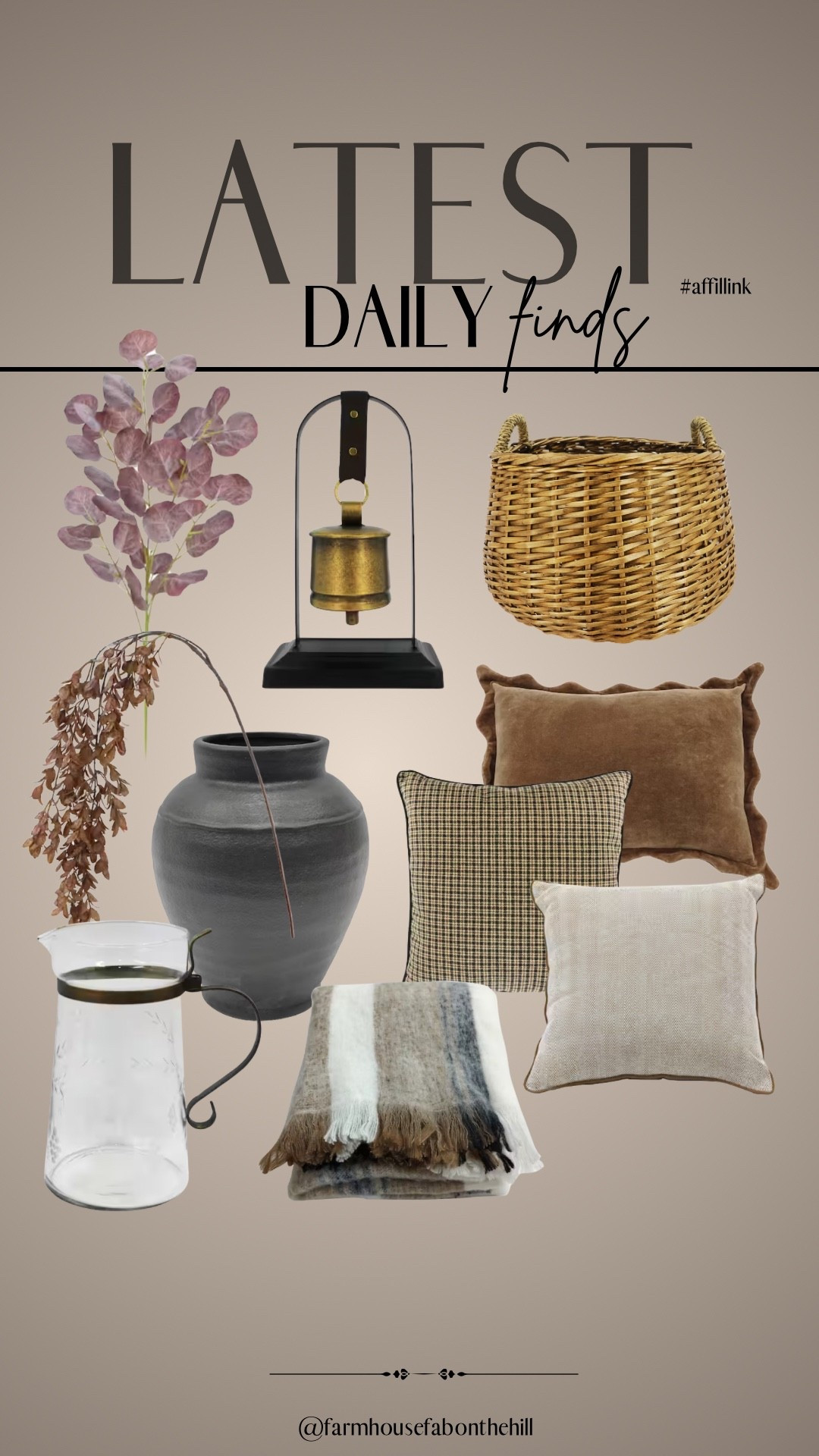 Creating a cozy with these latest home finds 🤎. I just love the brown and black

#LTKHome #LTKSaleAlert