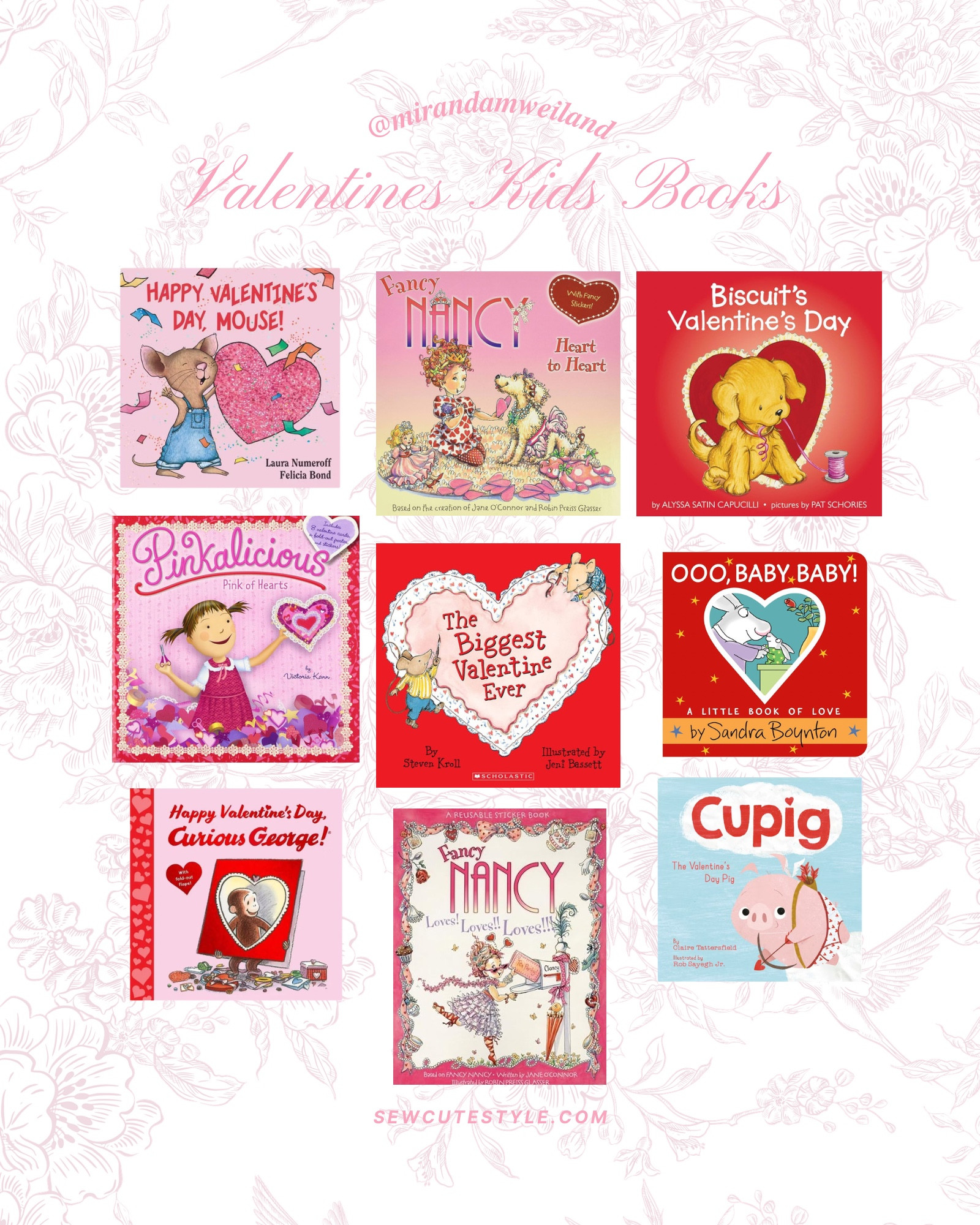 Valentine’s Day books for kids and baby! Perfect for Valentine’s Day baskets or gifts. Great non candy Valentine’s Day gift ideas. 

baby Valentine’s Day books / Valentine’s Day baby books / Valentine books for babies / baby Valentine board books / Valentine’s Day board books for baby / baby heart books / love themed baby books / first Valentine’s Day book for baby / newborn Valentine book / baby Valentine book gift / 3–6 month Valentine’s Day book / 6–12 month Valentine’s Day book / first Valentine’s book for baby girl / first Valentine’s book for baby boy



#LTKSeasonal #LTKBaby