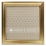 Lawrence Frames 536288 8x8 Sutter Burnished Gold Picture Frame | Amazon (US)