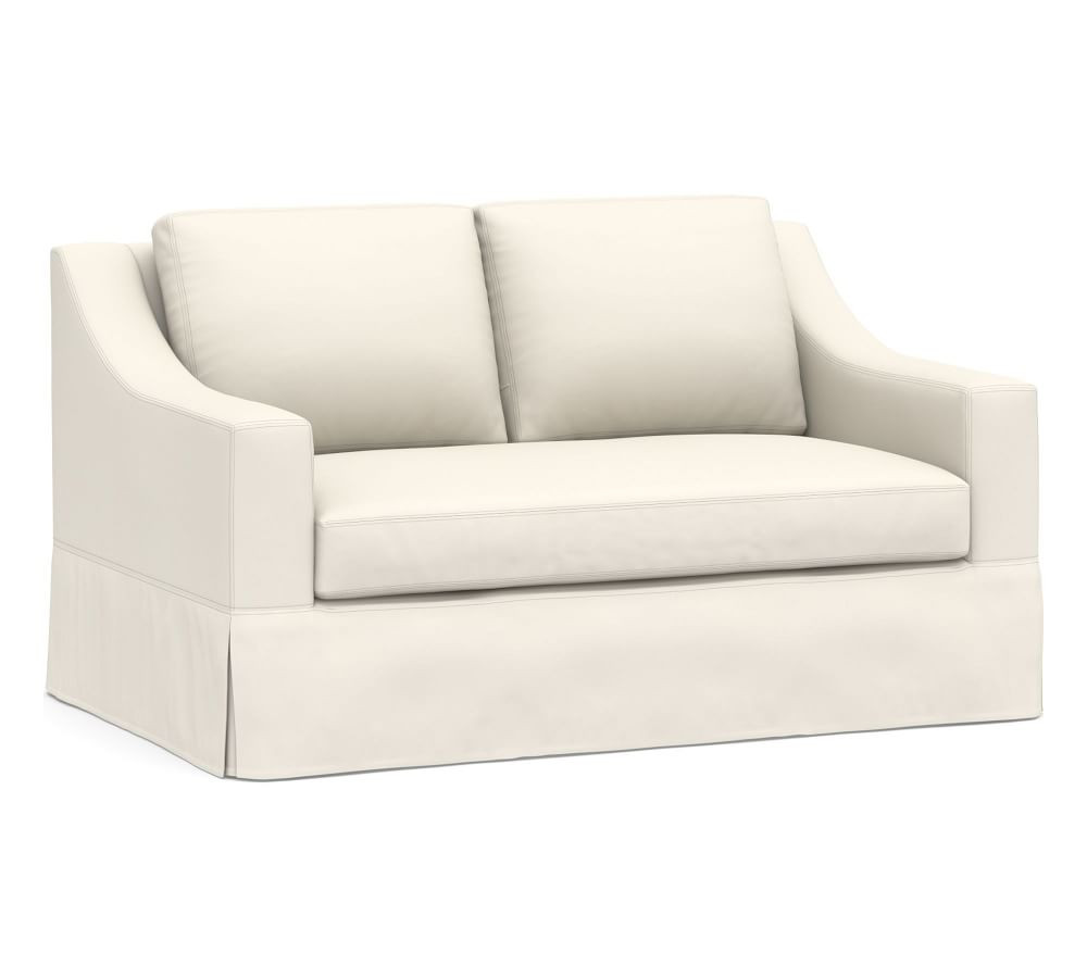 York Slope Arm Slipcovered Sofa | Pottery Barn (US)