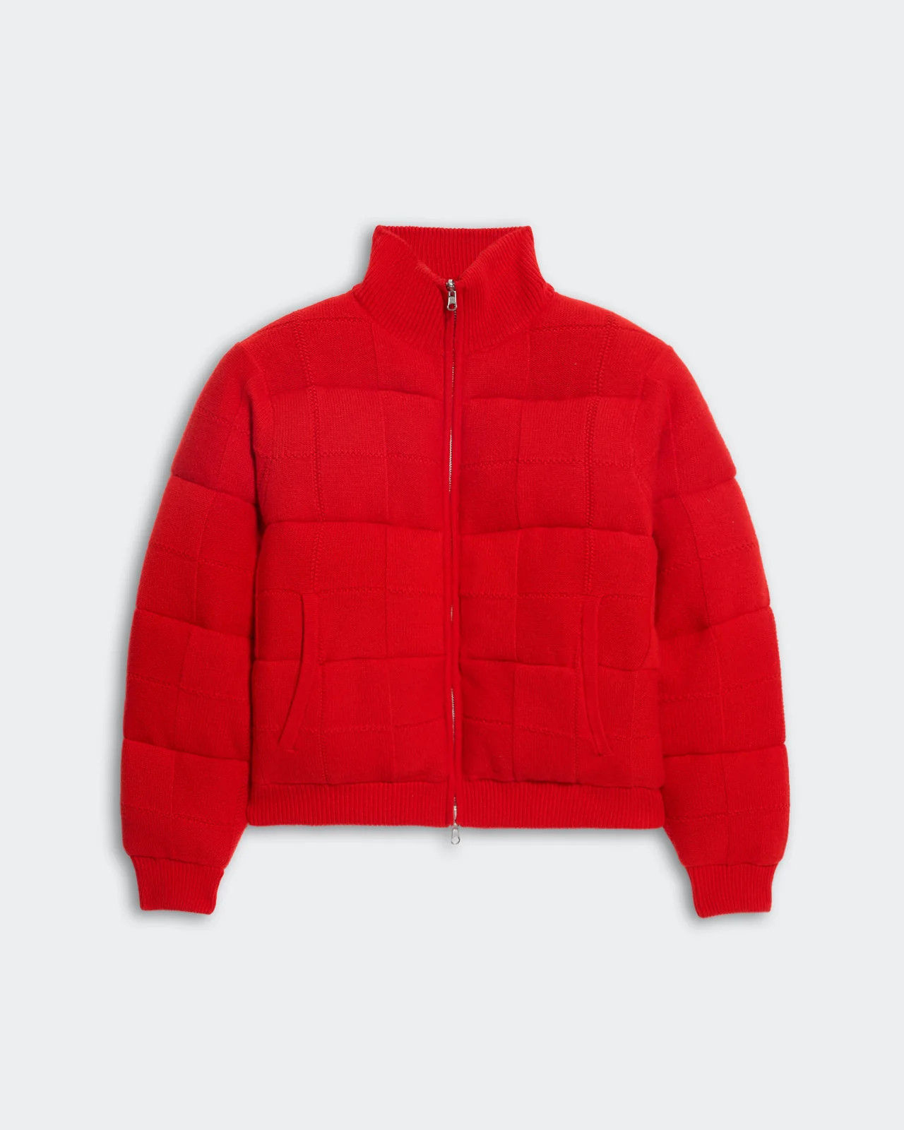 Quilted Puffer Jacket - Chili | Guest In Residence