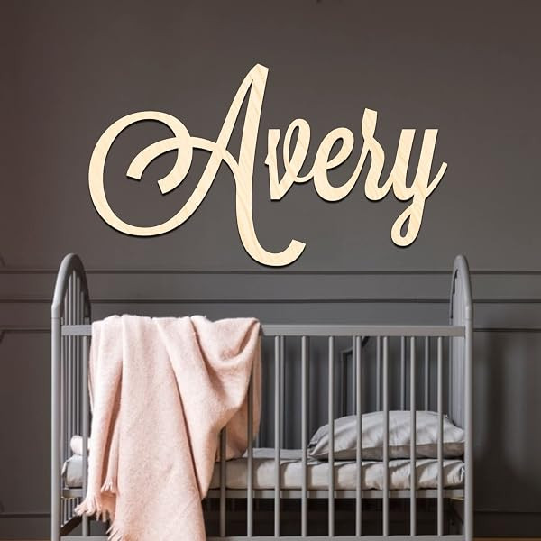 Mailbox Happiness Baby Name Signs for Nursery – Customized Wooden Name Sign – Name Wall Décor for Nu | Amazon (US)