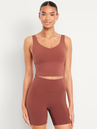 StudioSmooth Seamed Longline Top | Old Navy (US)