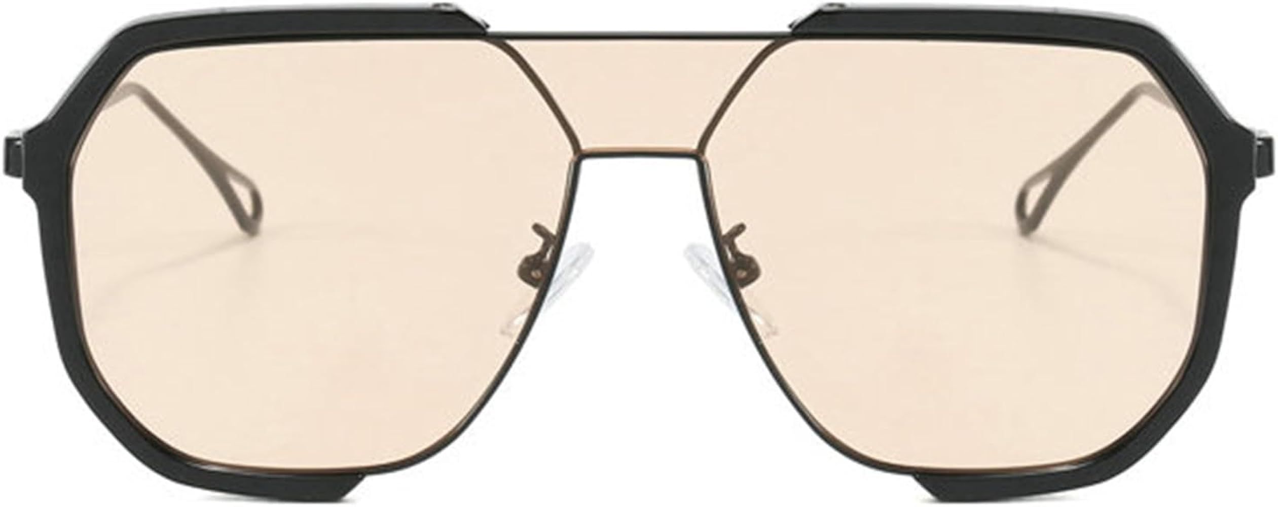 willochra Fashion Oversized Square Women Sunglasses Vintage Punk Men Outdoor Eyewear Shades UV400 | Amazon (US)