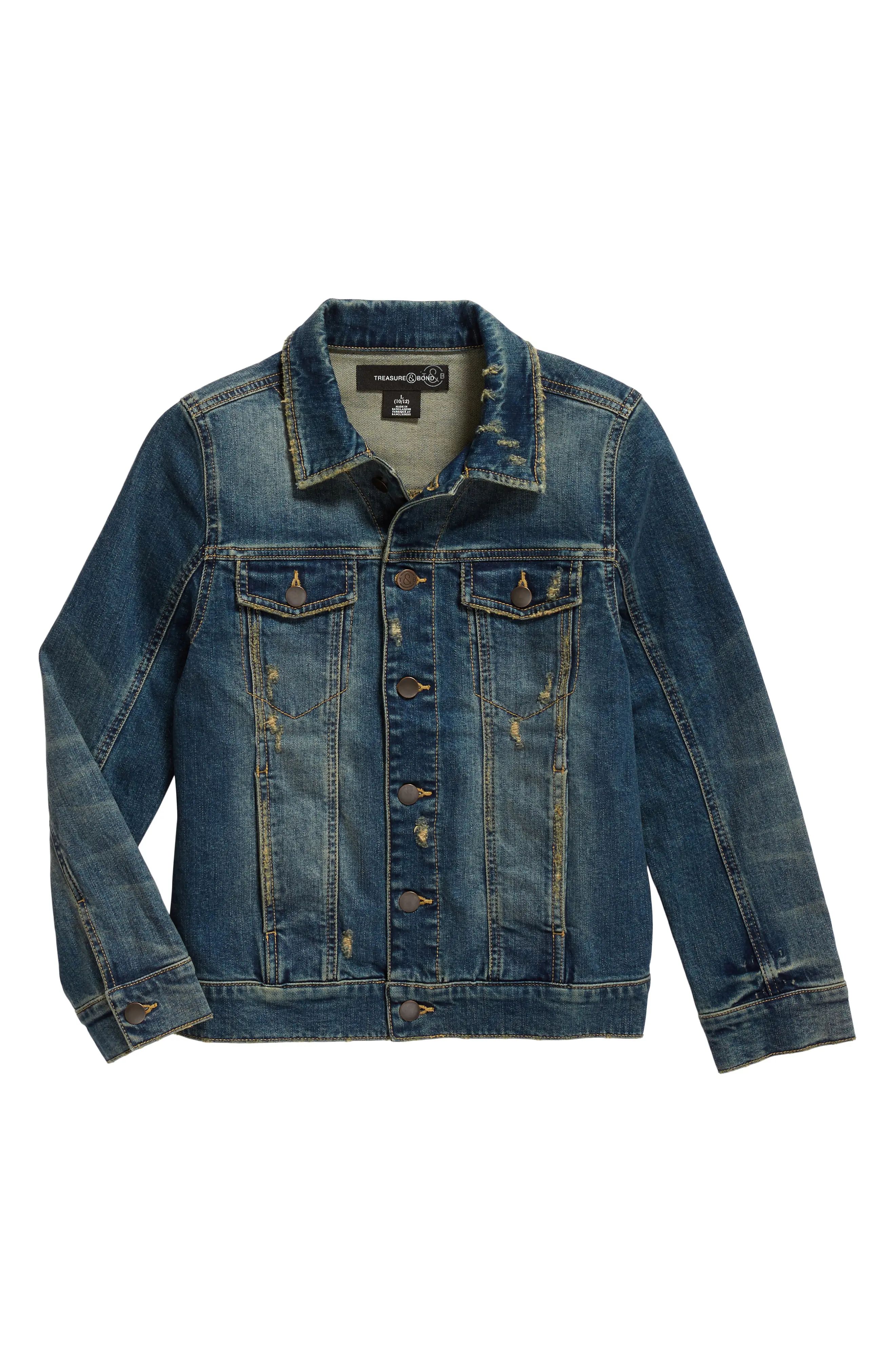 Distressed Denim Jacket | Nordstrom