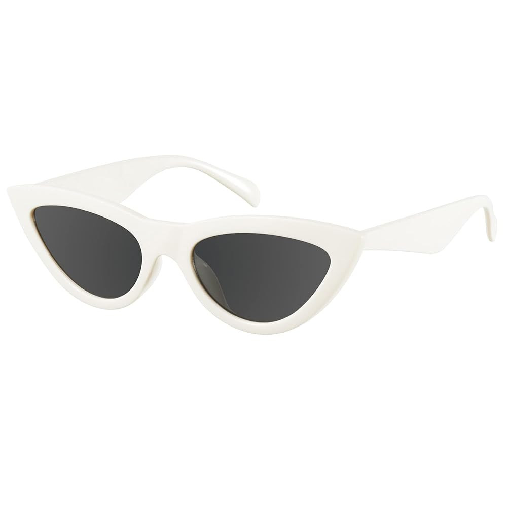 mosanana Retro Pointy Cat Eye Sunglasses Trendy Cute Avant-garde Style MS51810 | Amazon (US)