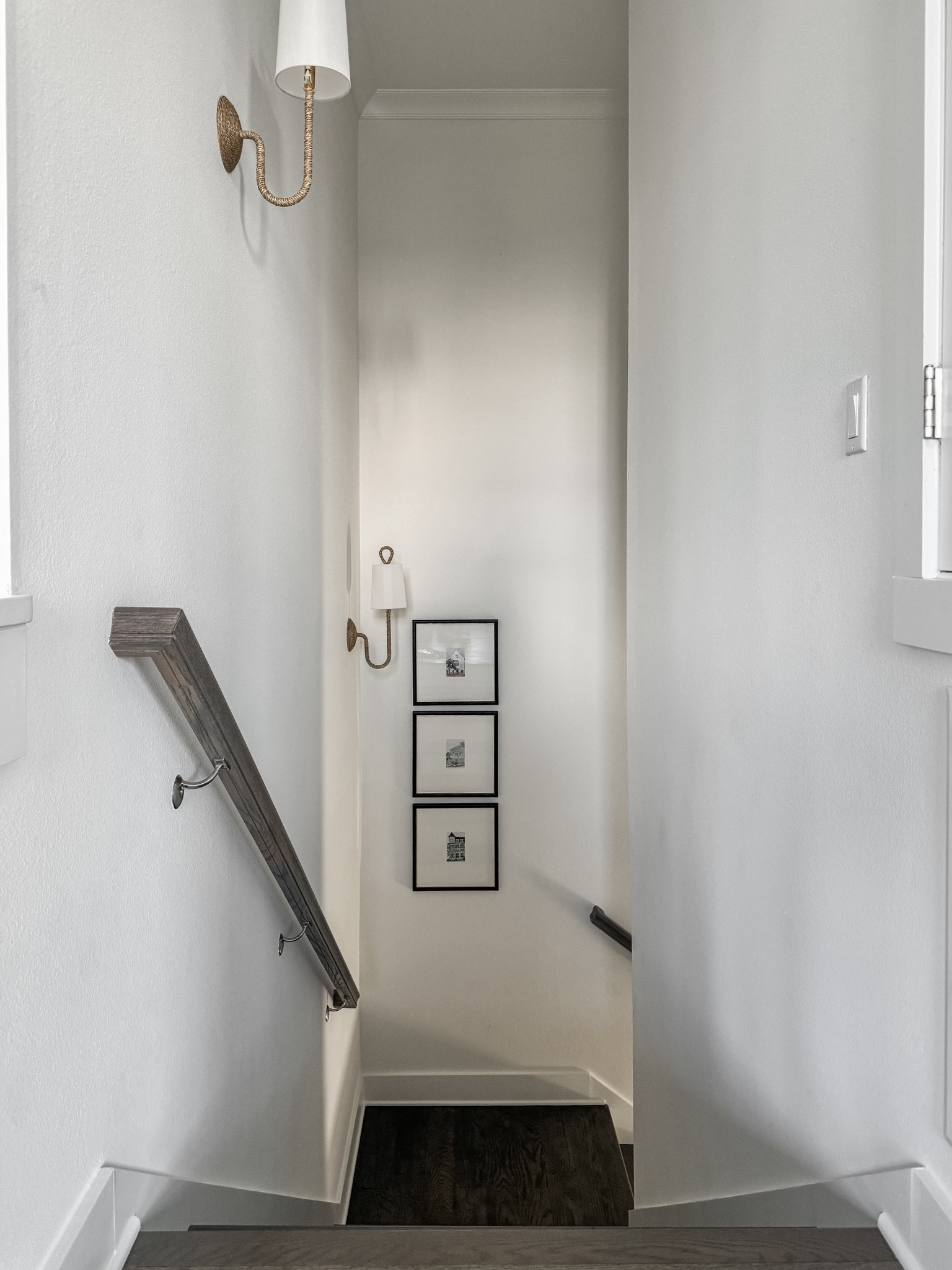 The cutest coastal rattan and linen sconces in our hallway at the beach house! They come as a 2 pack from Amazon and they are easy to install and great quality! Also used my favorite gallery frames from Target!

#LTKSaleAlert #LTKHome #LTKStyleTip