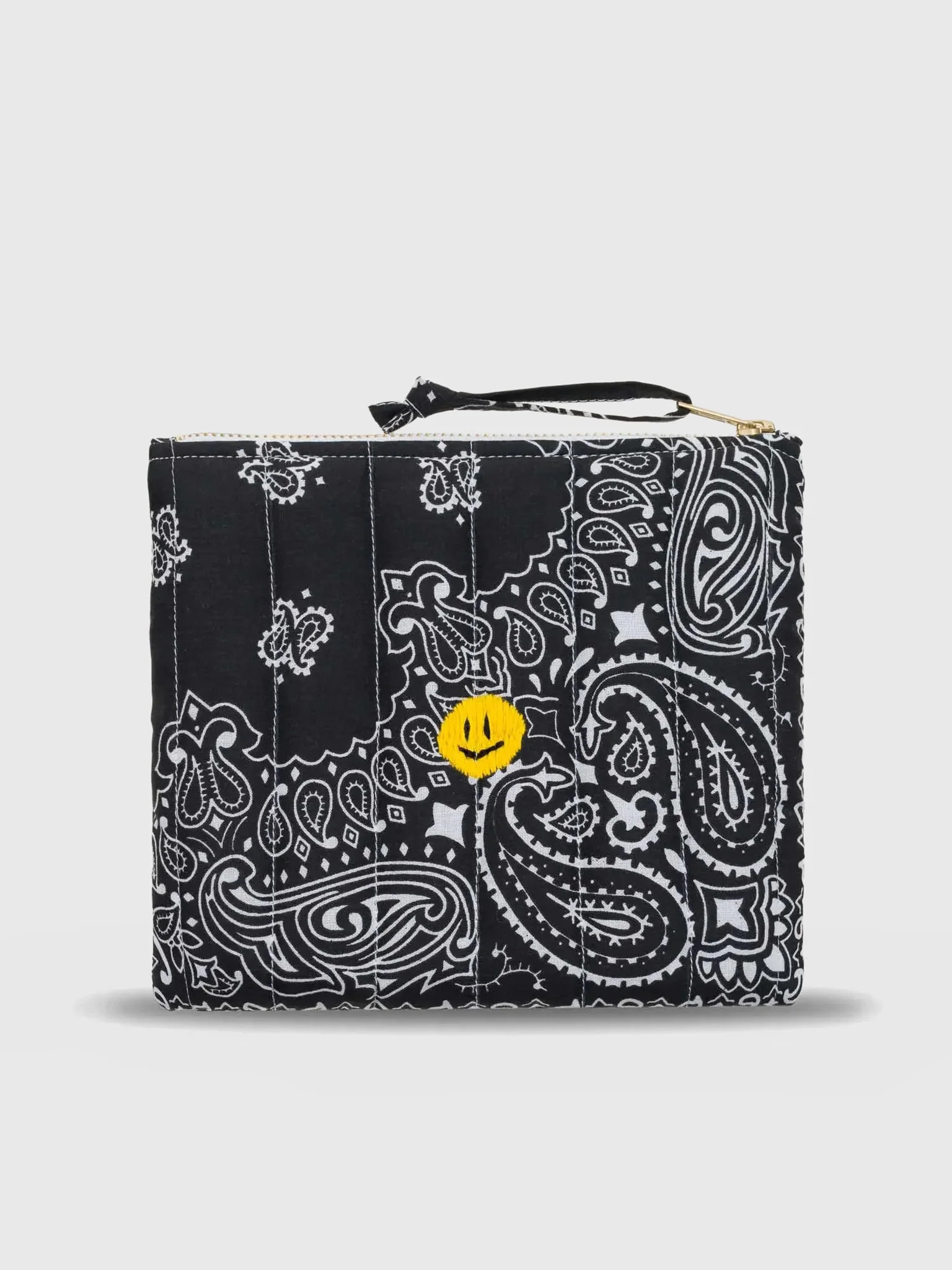 CALL IT BY YOUR NAME
                      
                     Quilted Mini Zip Pouch | Saint Bernard