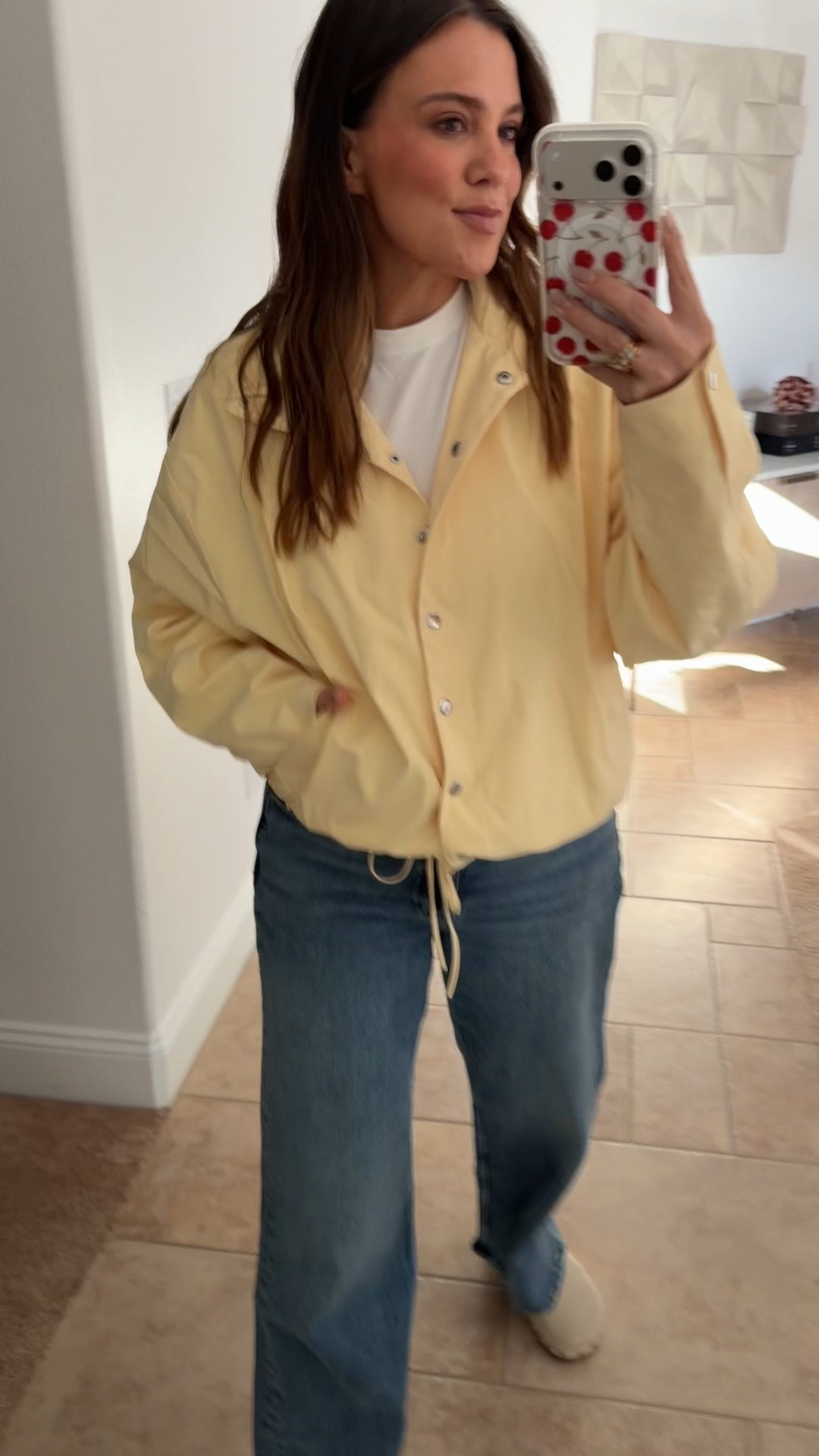 obsessed with this jacket! size medium. the color is so good. so on trend  