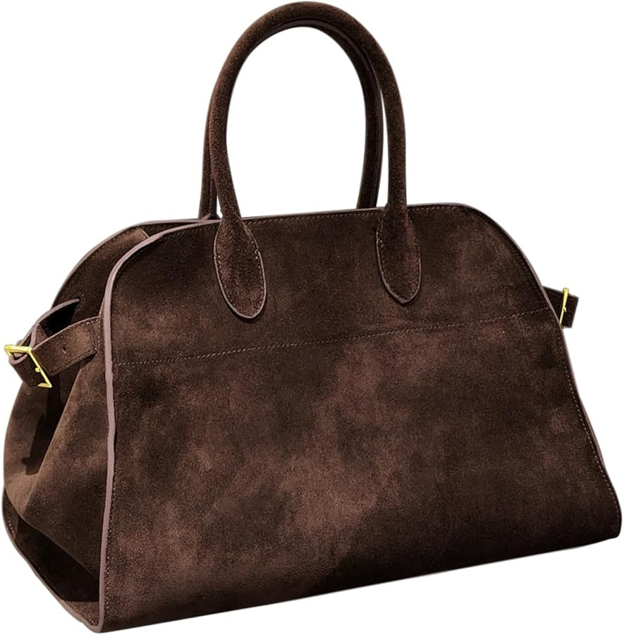 Suede Bags For Women Suede Tote Bag Brown Suede Handbag Purse 2024 New Suede Hobo Bags Suede Slou... | Amazon (US)