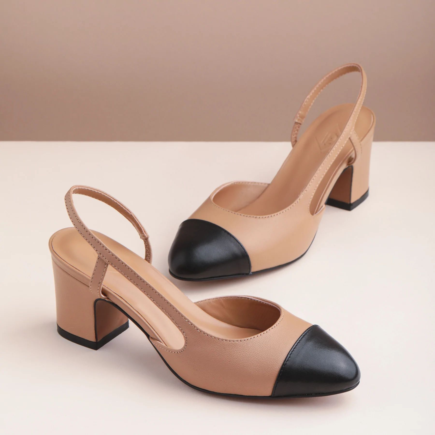 Block Heel Slingback Pumps | Edited Pieces