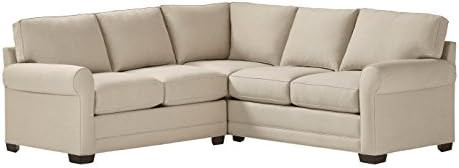 Amazon Brand – Stone & Beam Kristin Performance Fabric Sectional Sofa Couch, 93"W, Sand | Amazon (US)
