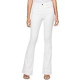 Jessica Simpson Women's Misses Adored High Rise Flare Jean, White, 28 | Amazon (US)