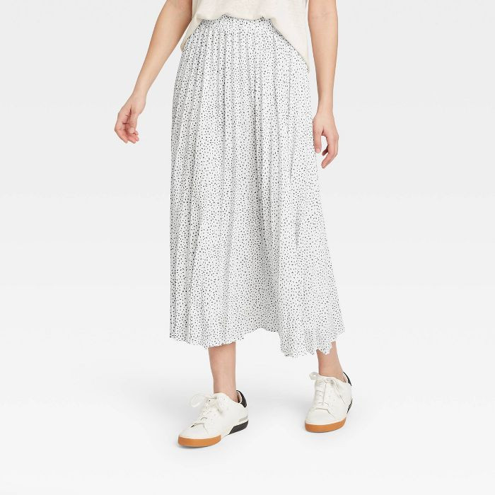 Women's Midi Pleated A-Line Skirt - A New Day™ | Target