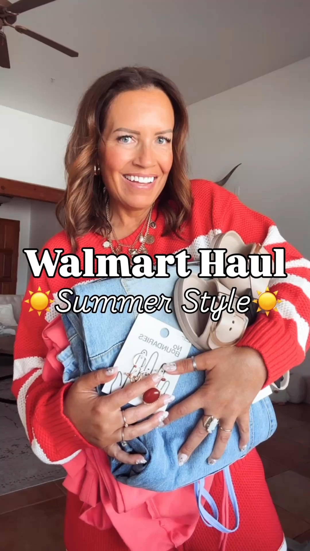 We can look so cute and stylish this summer on a Walmart budget! Summer fashion doesn’t have to be hard or expensive ladies! 

L in knit set//2 in barrel jean//2 in flare jean//S in pink pants//M in pink off shoulder//L in blue tank//S in blue lounge pants//7 in slides (SIZE DOWN ONE)

#LTKootd #LTKOver40 #LTKgrwm